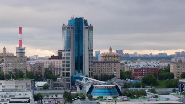 Μόσχα cityscape Πανόραμα — Αρχείο Βίντεο