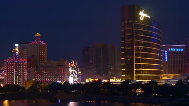 Famosi hotel baia panorama a macau — Video Stock