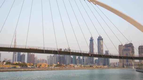 Dubai marina panorama — Stock Video