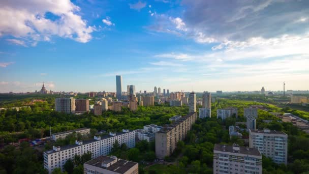 Panorama du paysage urbain de moscou — Video