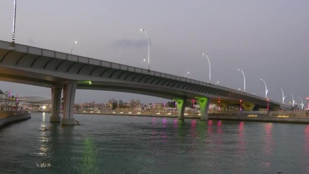 Dubai marina panorama — Stock Video