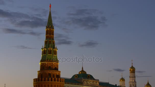 Moskevské panoráma panorama — Stock video