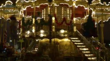 Paris şehir gece zaman