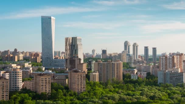 Paisaje urbano de Moscú panorama — Vídeos de Stock