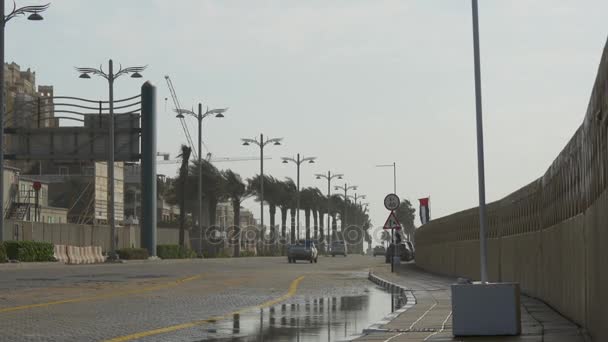 두바이 마리나 베이의 교통 — 비디오