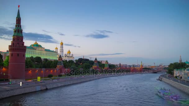 Panorama da paisagem urbana de moscow — Vídeo de Stock