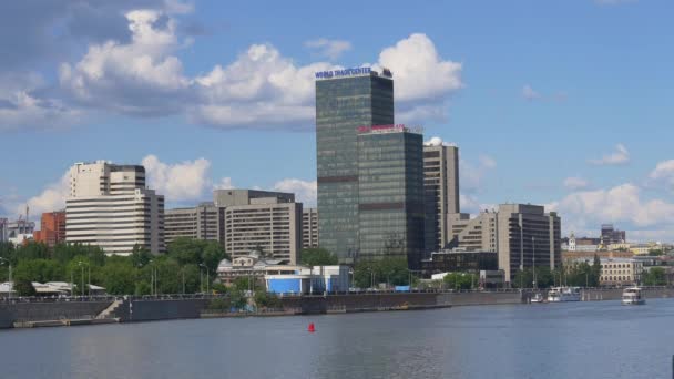 Panorama du paysage urbain de moscou — Video