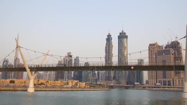 Stadtansichten der Stadt Dubai — Stockvideo