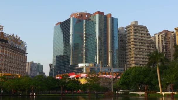 Macao taipa isla paisaje urbano panorama — Vídeo de stock