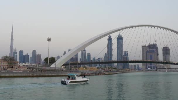 Stadsbilden utsikt över Dubai city — Stockvideo