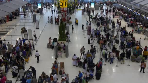Bangkok cidade aeroporto nacional — Vídeo de Stock