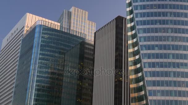 Paris daytime cityscape — Stock Video