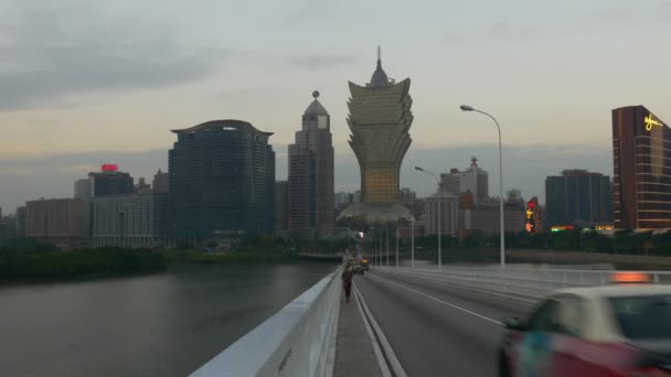 Provoz ostrově taipa Macau — Stock video