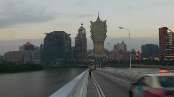 Trafic île de Macao taipa — Video