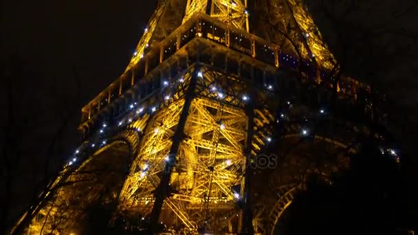 Eiffel Tower in Paris — Stock Video