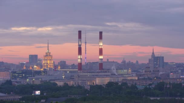 モスクワ市街のパノラマ — ストック動画