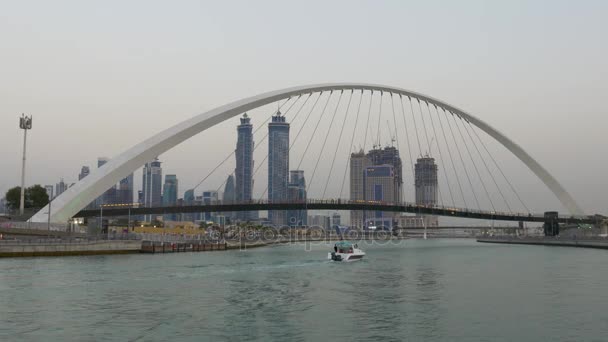 Stadsbilden utsikt över Dubai city — Stockvideo