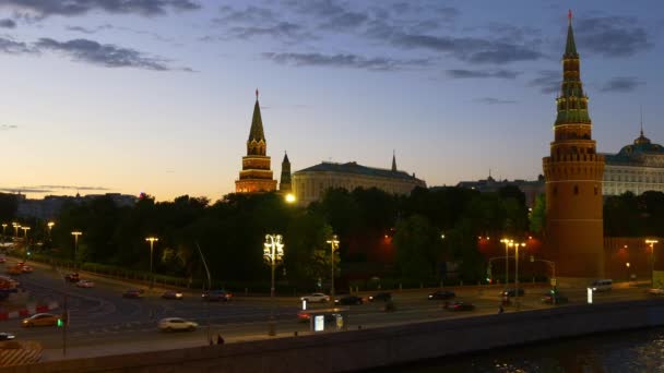 Московская панорама города — стоковое видео