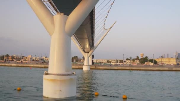 Vista del paisaje urbano de la ciudad de Dubai — Vídeos de Stock