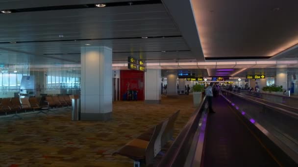 Bangkok city national airport — Stock Video