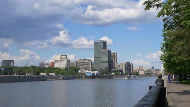 Paisaje urbano de Moscú panorama — Vídeo de stock