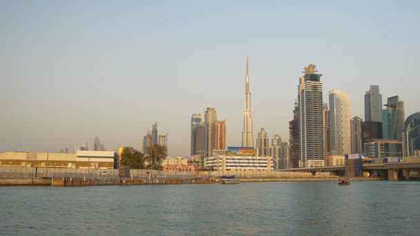 Вид на Дубай — стоковое видео