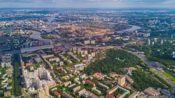 Panorama da paisagem urbana de moscow — Vídeo de Stock