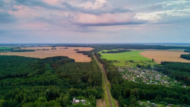 Paisaje urbano de Minsk panorama — Vídeos de Stock