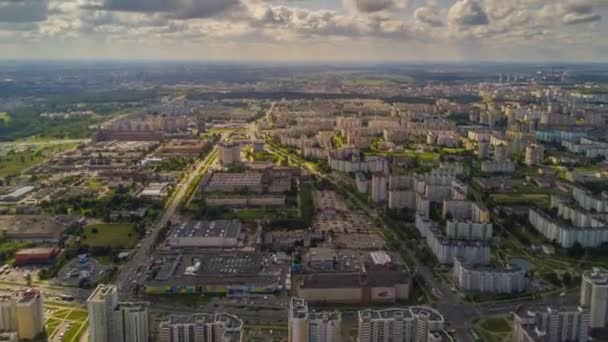 Panorama da paisagem urbana de moscow — Vídeo de Stock