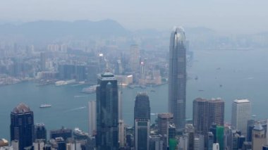Gün zaman panorama Hong Kong  