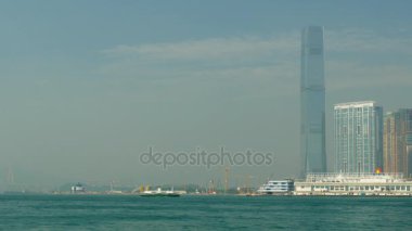 Gün zaman panorama Hong Kong  