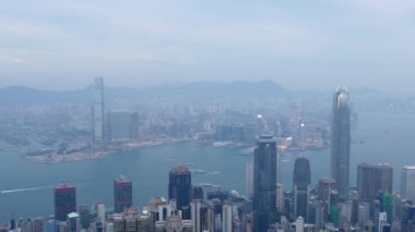 Gün zaman panorama Hong Kong  
