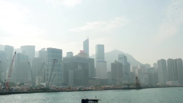 Panorama do dia de Hong Kong — Vídeo de Stock