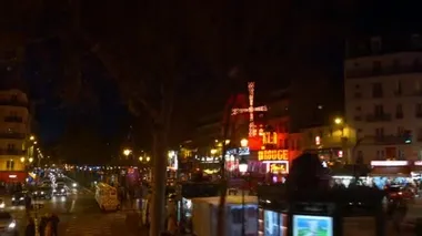 Paris gece trafik