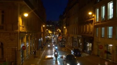 Paris gece trafik