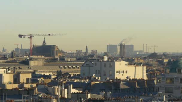 Bellissimo paesaggio urbano di Parigi — Video Stock