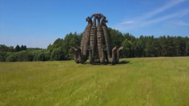 güneşli bir gün ünlü doğa nikola lenivez sanat obgect hava panorama 4k Rusya