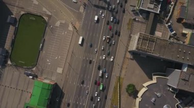 Moskova trafik cityscape panorama