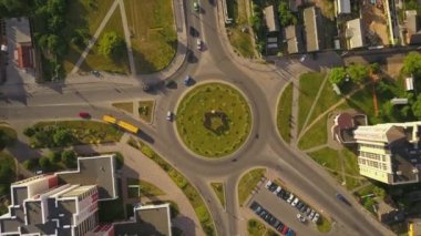 Moskova şehir manzarası trafik manzarası