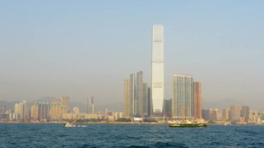 Gün zaman panorama Hong Kong  