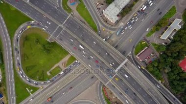 Moskova trafik cityscape panorama