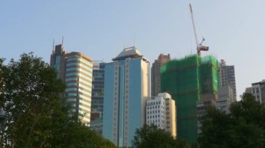 Gün zaman panorama Hong Kong  