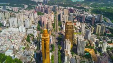 Shen Zhen cityscape görüntüleri panorama