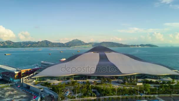 Dia Shenzhen Shekou cruzeiro centro — Vídeo de Stock