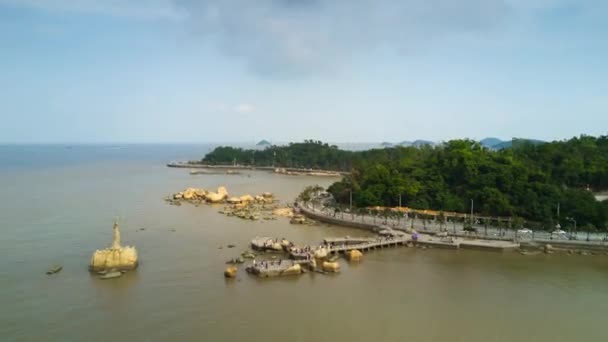 Sonniger Tag zhuhai — Stockvideo