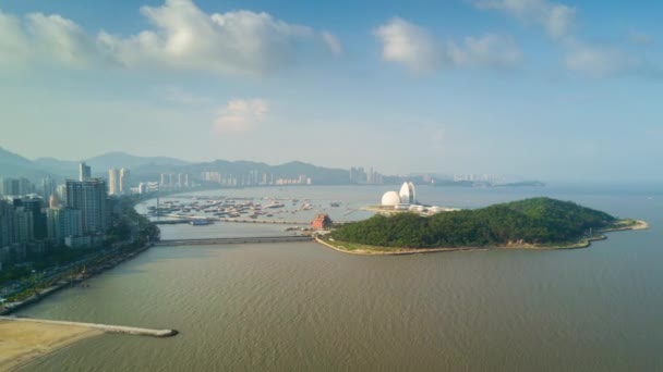 Zhuhai opera house — Stock Video