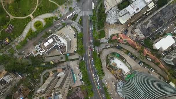 Zhuhai stadsgezicht verkeer panorama — Stockvideo