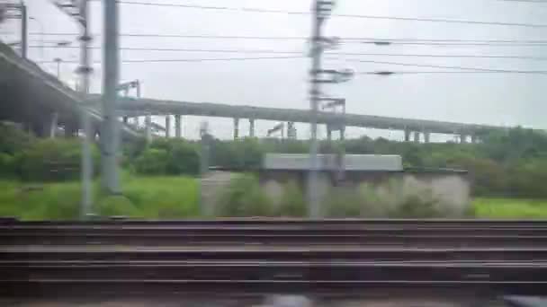 Wuhan do podróży pociągiem shenzhen — Wideo stockowe