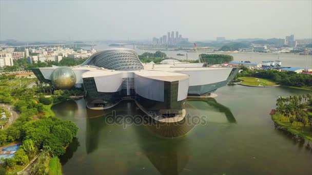 Centrum Nauki Guangdong Lip 2015 Jest Największa Baza Azji Nauki — Wideo stockowe