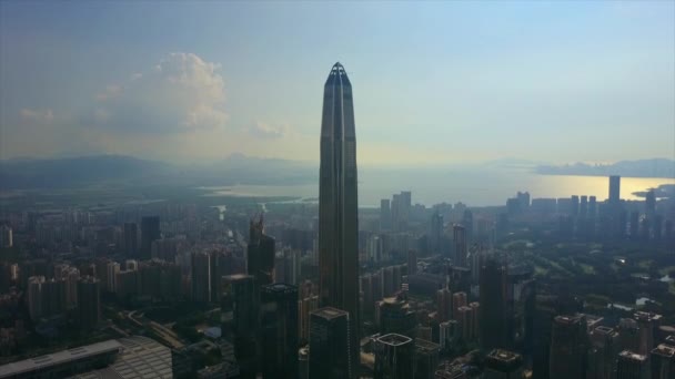 Shenzhen πόλη Κίνας — Αρχείο Βίντεο